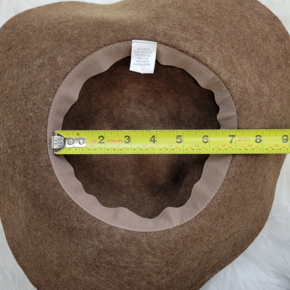 Wool Soft Packable Hat Round Brim - image 6